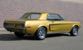Sunlit Gold 1968 Mustang right rear view