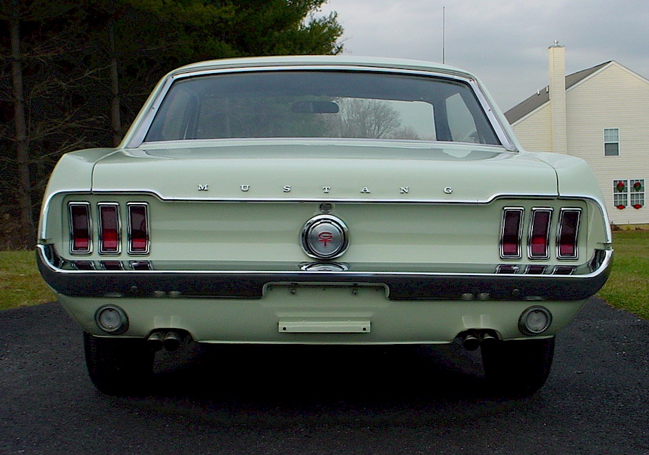 Seafoam Green 68 Mustang GT