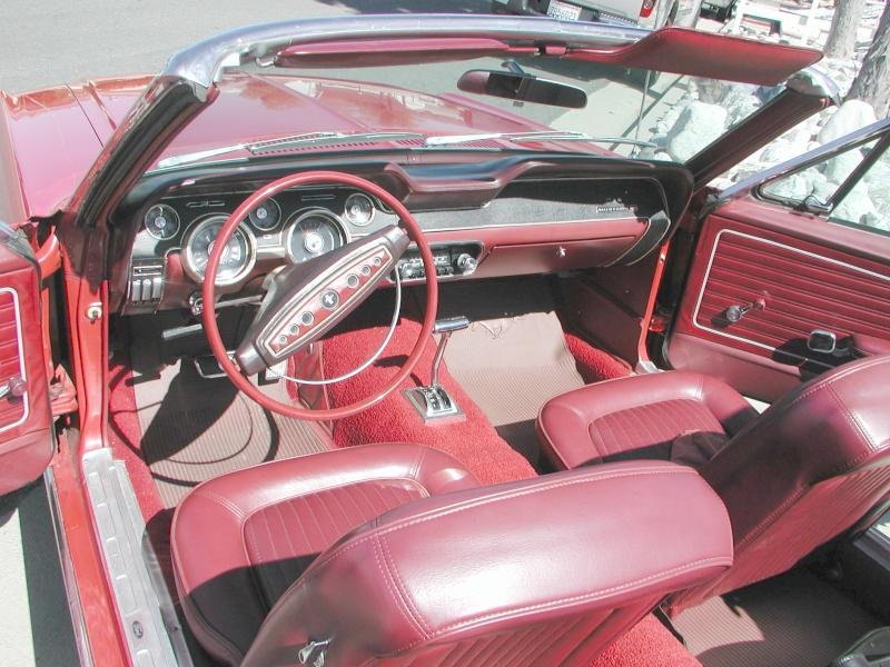 Interior 1968 Mustang Convertible