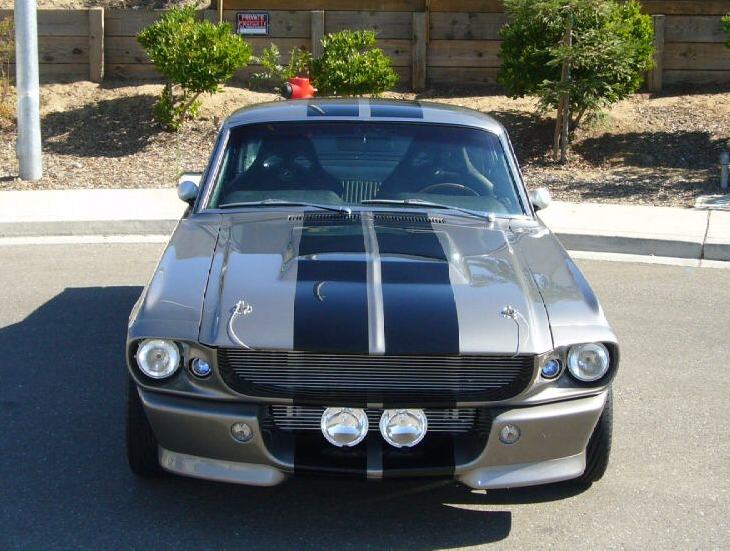 Gray 1968 Eleanor Shelby Mustang Fastback