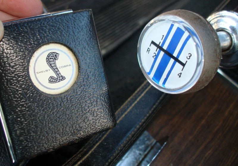 Shelby Shifter and Shelby Seat Belt Buckle
