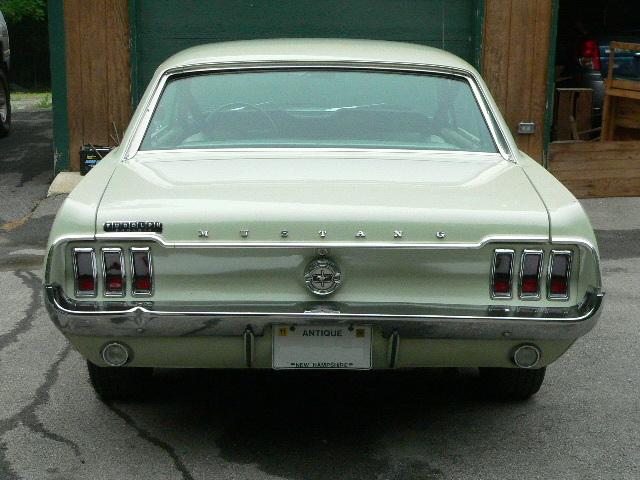 Seafoam Green 1968 Mustang Hardtop