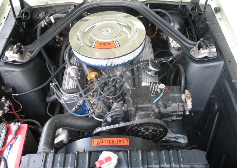 Modified Mustang 1968 C-code 289ci V8 Engine
