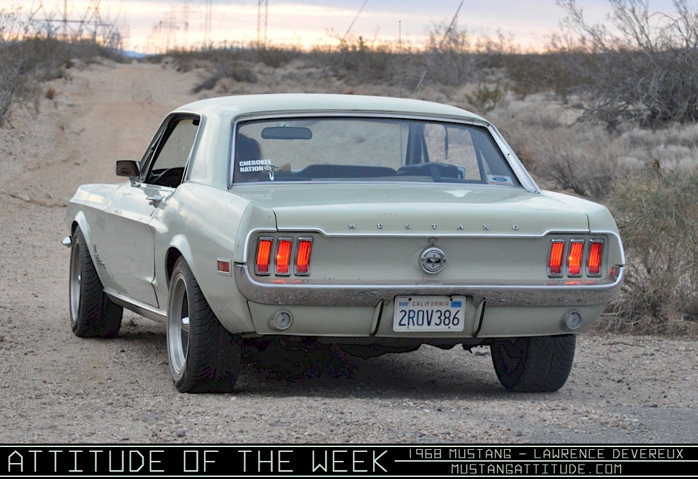 Seafoam Green 1968 Mustang