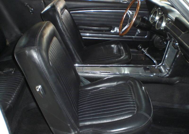 Black Interior 1968 Mustang GTCS Hardtop