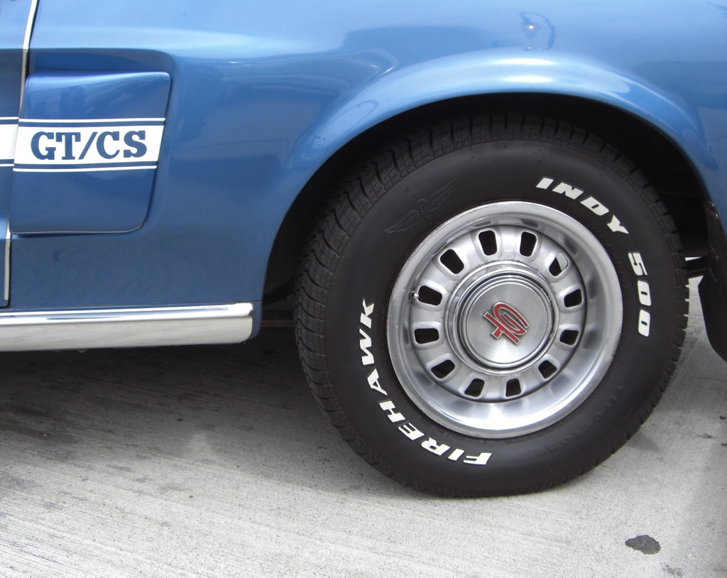 1968 Mustang GT wheel covers