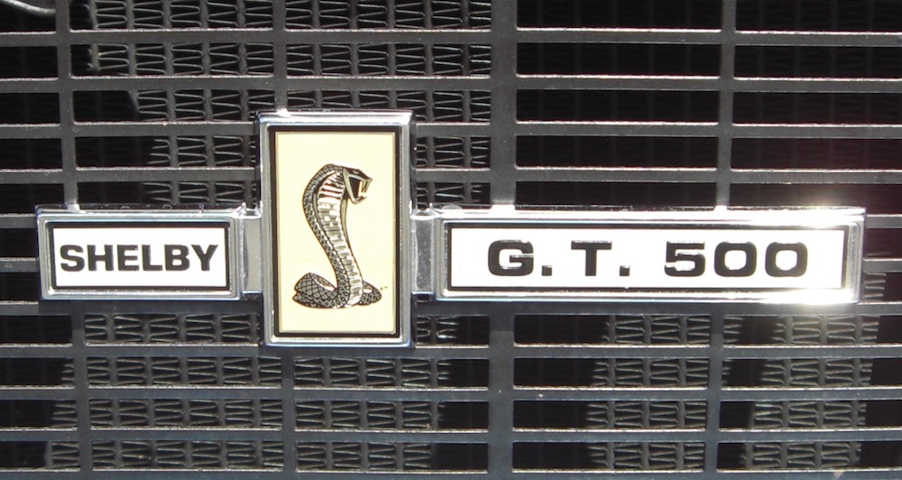 shelby gt500 grille emblem