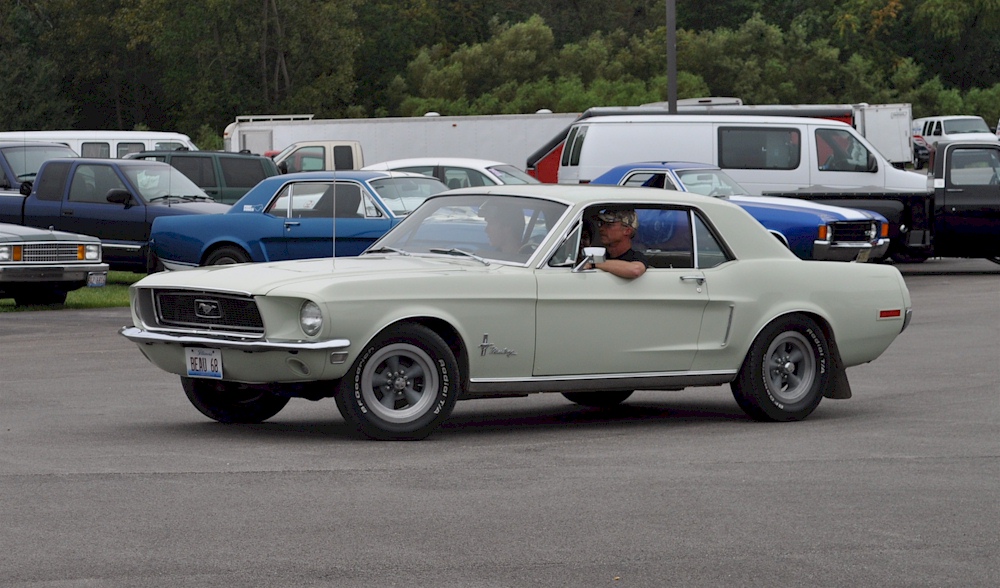 Seafoam Green 68 Mustang