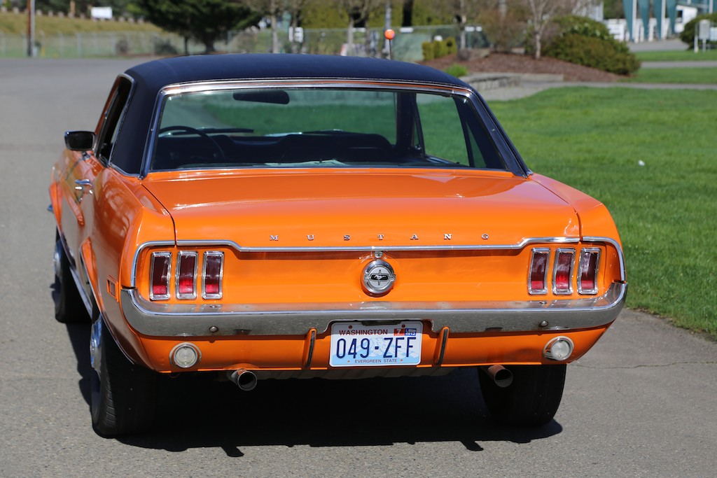 1968 Madagascar Orange Rainbow of Colors Mustang