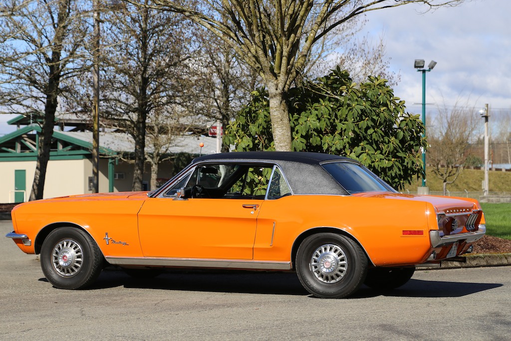 1968 Madagascar Orange Rainbow of Colors Mustang