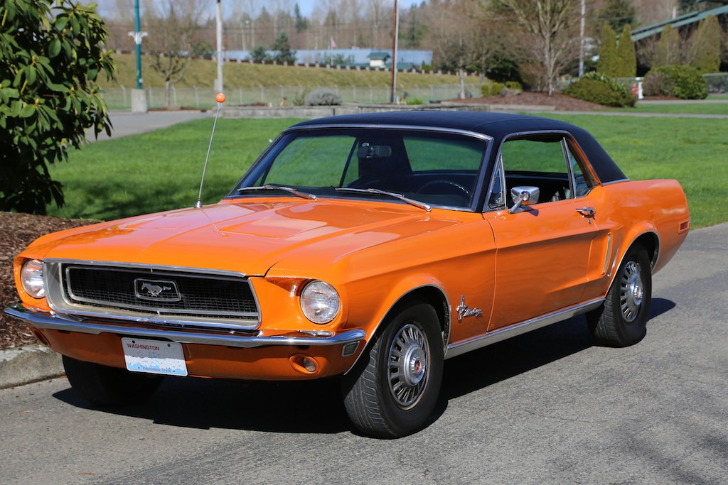 1968 Madagascar Orange Rainbow of Colors Mustang