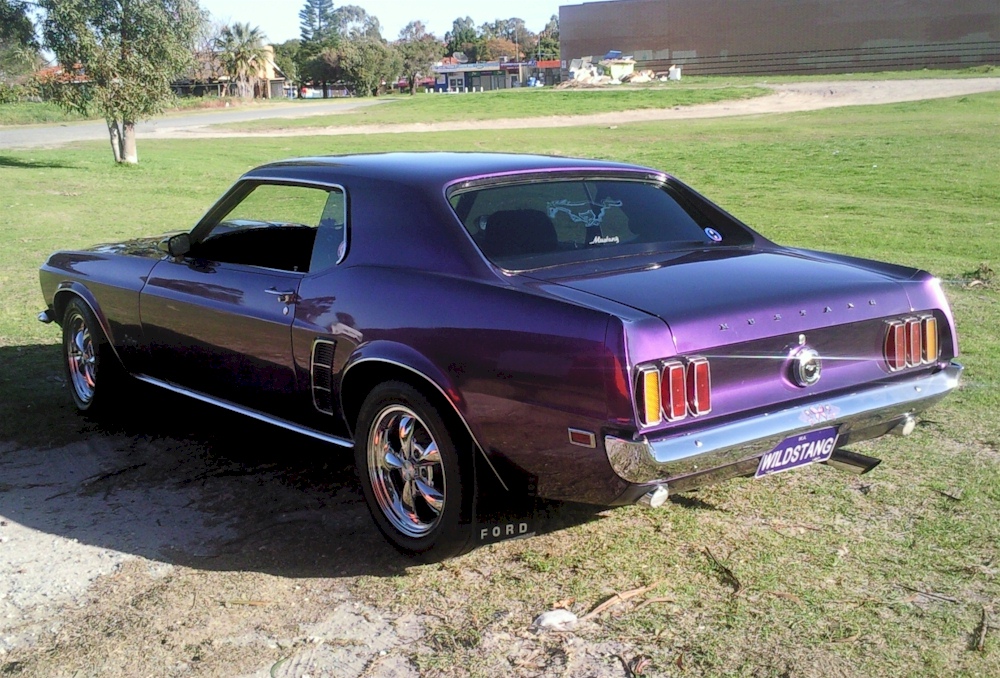 Purple 69 Mustang