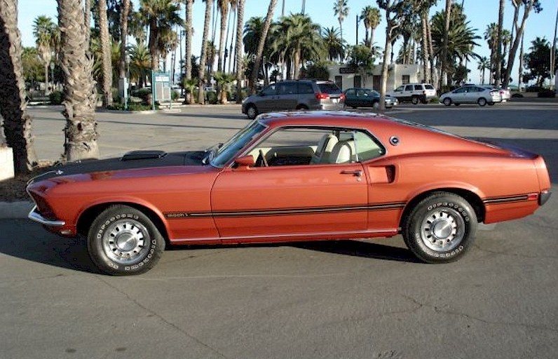 Indian Fire Red 1969 Mustang Mach 1