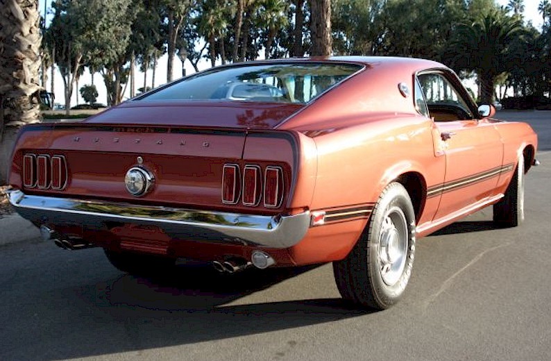 Indian Fire Red 1969 Mustang Mach 1