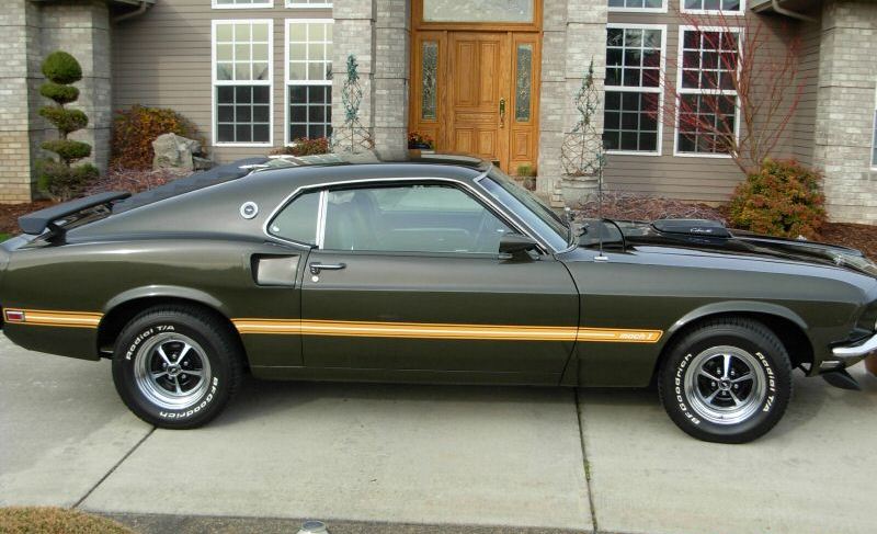 Black Jade 1969 Mustang Mach 1