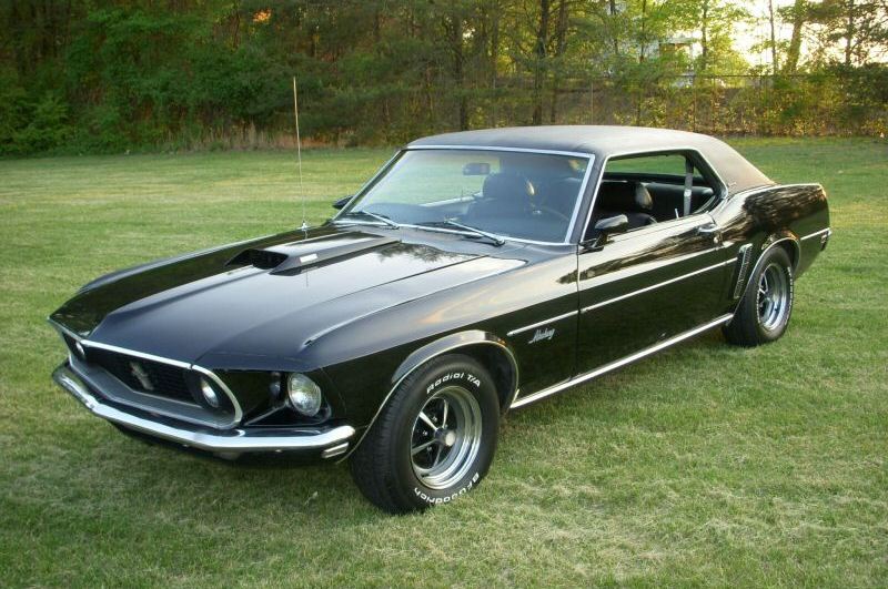 Raven Black 1969 Mustang Grande Hardtop