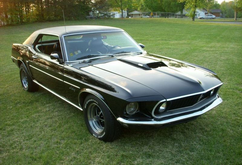 Raven Black 1969 Mustang Grande Hardtop