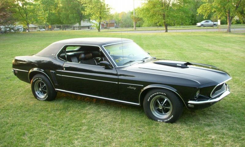 Raven Black 1969 Mustang Grande Hardtop