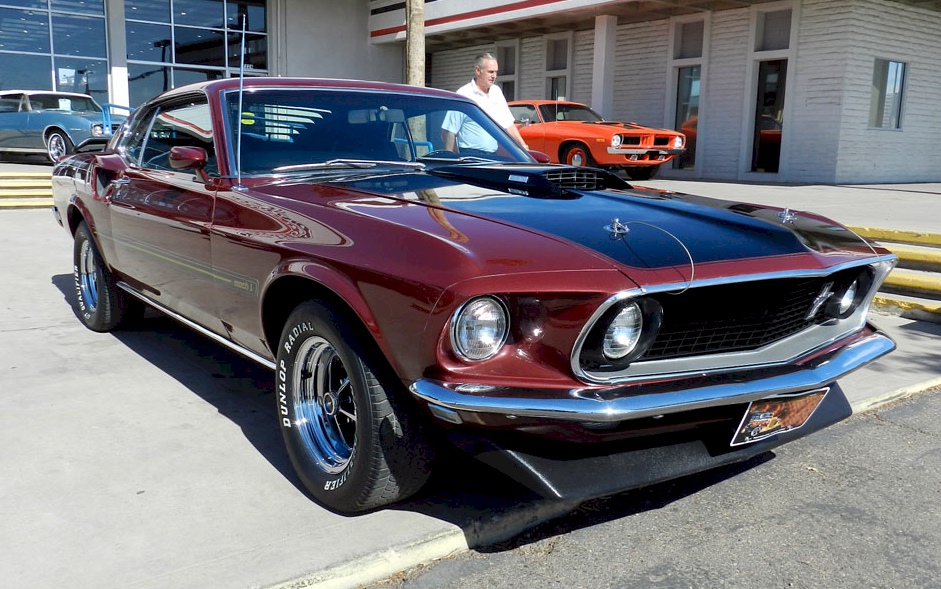 Royal Maroon 1969 Mustang Mach 1