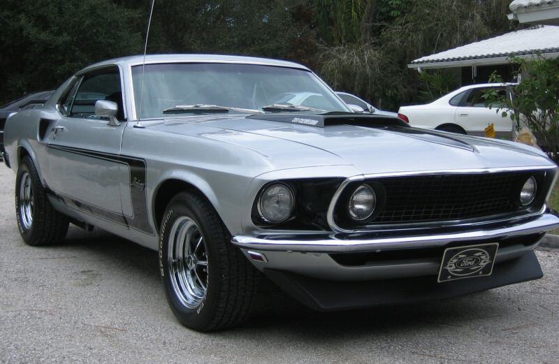 Gray Mustang GT Fastback