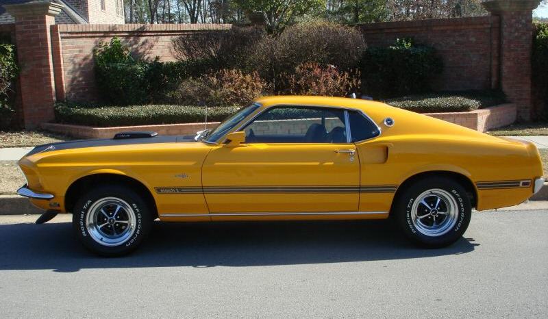 Special Order Yellow 1969 Mustang Mach 1 Fastback