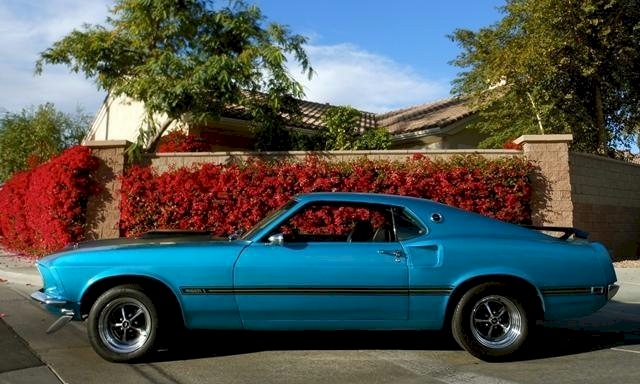 Beatnik Blue 1969 Special Order Mach 1