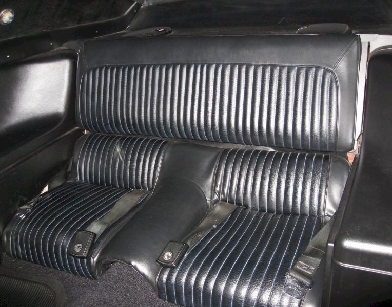 1969 Boss 302 Rear Seat