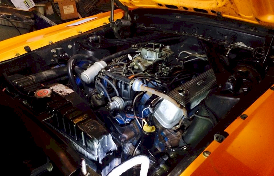 Orange 1969 Mach 1 Mustang