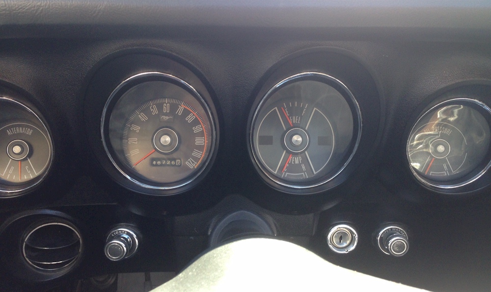 1969 Mustang Dash