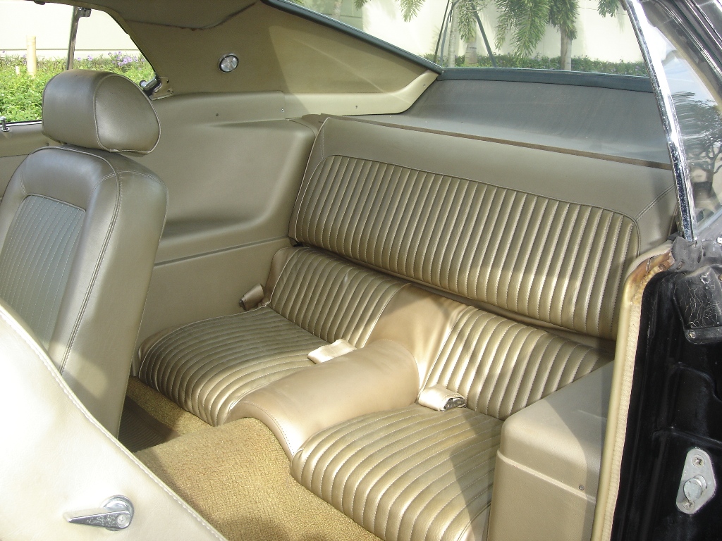 Back Seat 1969 Mustang GT Fastback