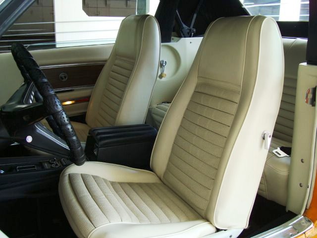 White Interior 1969 Mustang Shelby GT500 Convertible
