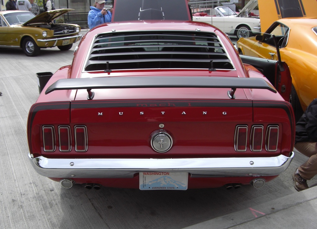 Candyapple Red 1969 Mustang Mach 1 Fastback