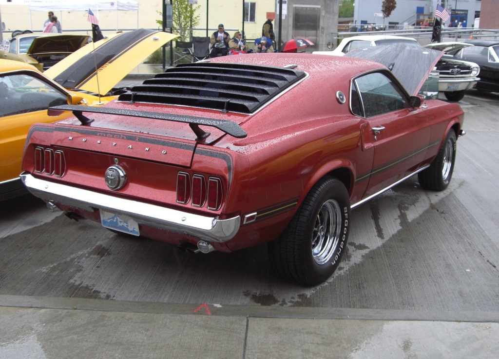 Indian Fire Red 1969 Mustang Mach 1 Fastback