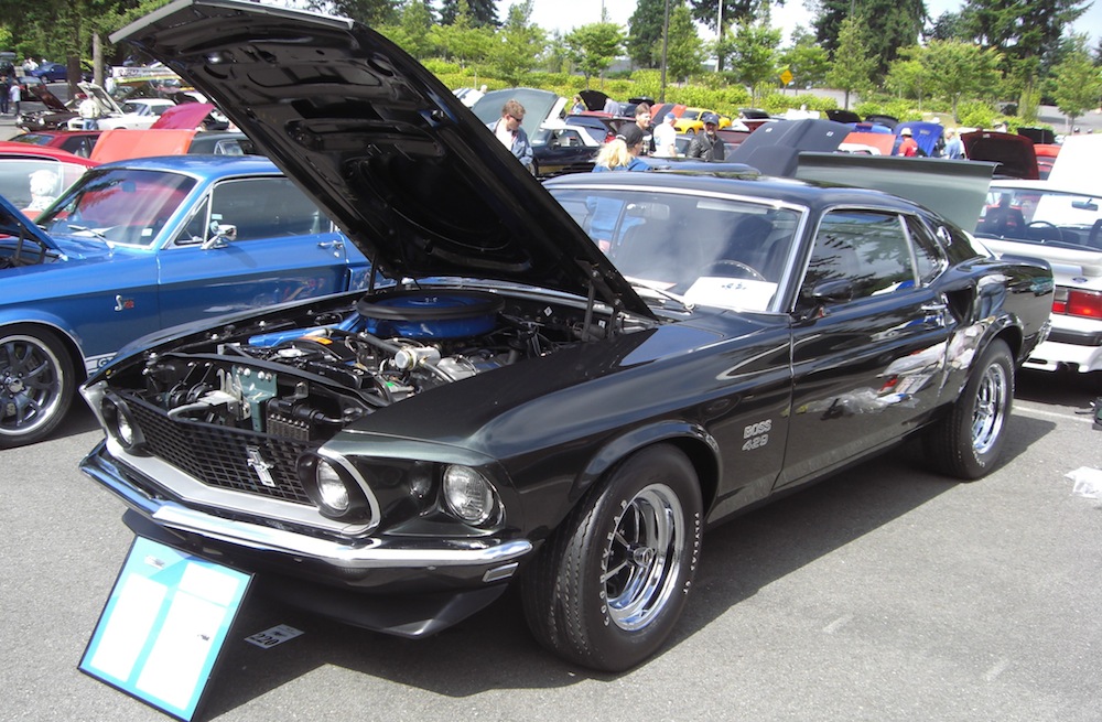 Black Jade 1969 Mustang Boss 429