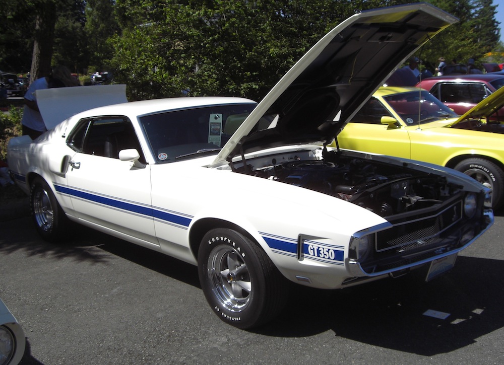 Wimbledon White 1969 Mustang Shelby GT-350