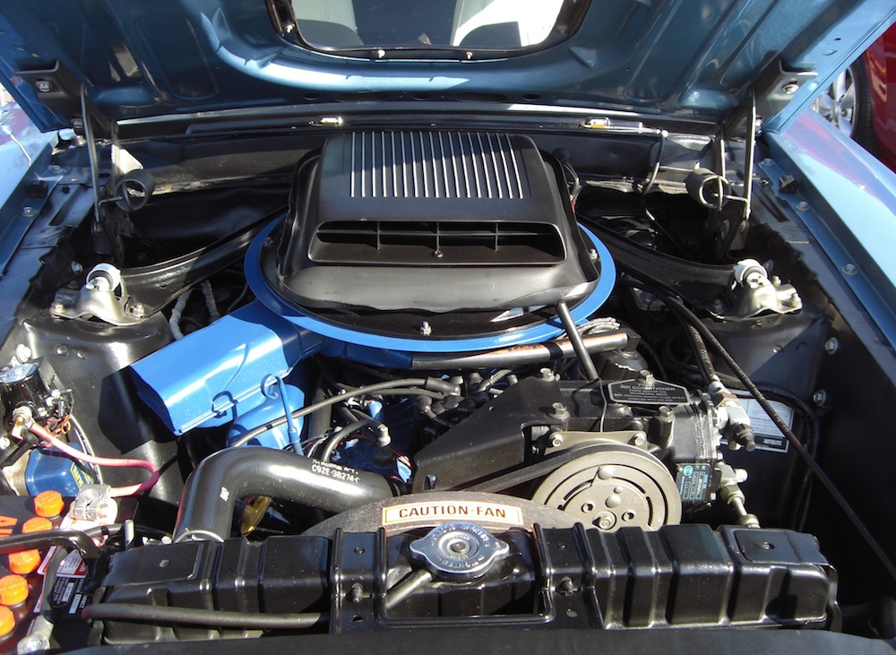 Winter Blue 1969 Mustang Mach 1 Fastback