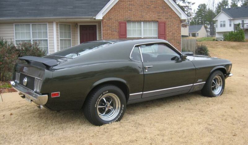 Dark Ivy Green 1970 Mustang Mach-1