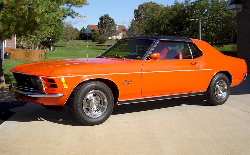Calypso Coral 1970 Mustang Grande