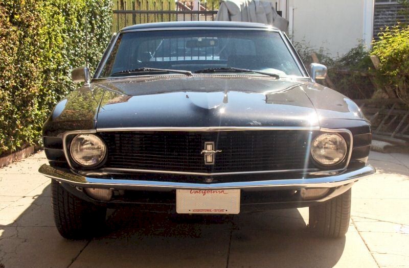 Raven Black 1970 Mustang Hardtop
