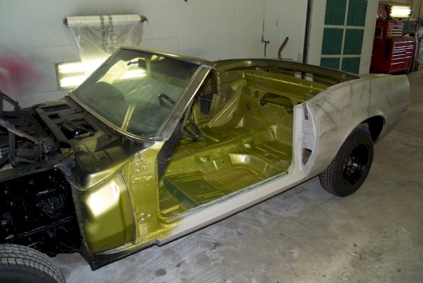 Green 1970 Mustang Resto