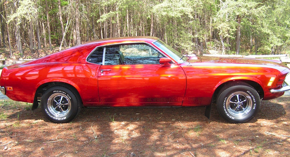 Red 1970 Mustang