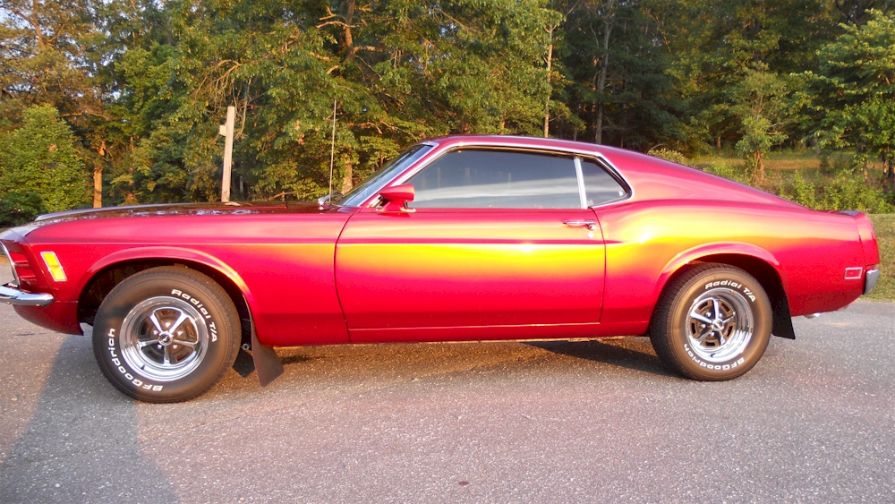 Red 1970 Mustang