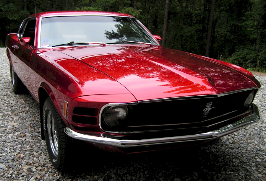 Red 1970 Mustang