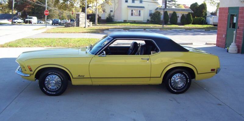 Competition Yellow 1970 Mustang Grande Hardtop