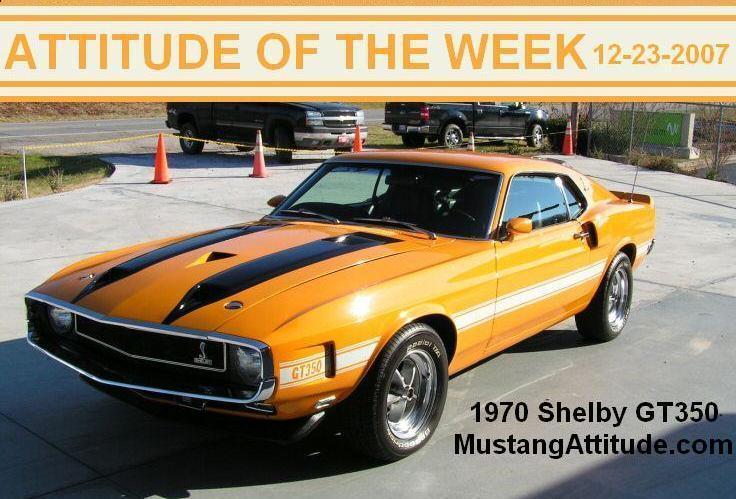 Grabber Orange 1970 Mustang Shelby GT350