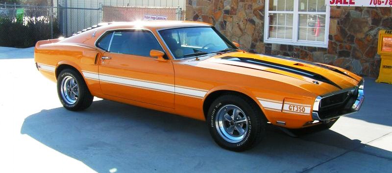 Grabber Orange 1970 Mustang Shelby GT350