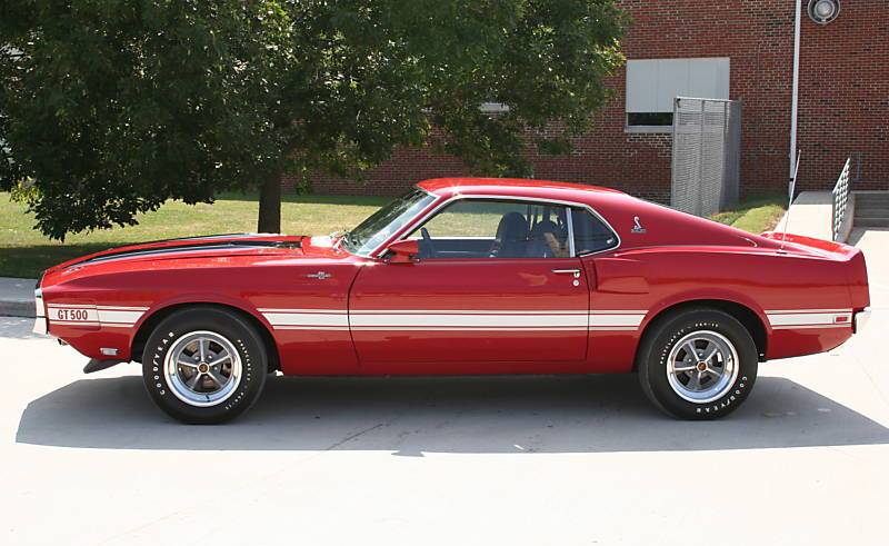 Candy Apple Red 1970 Mustang Shelby GT500 Fastback
