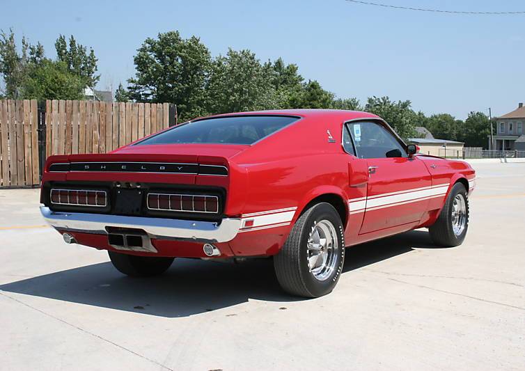 Candyapple Red 1970 Mustang Shelby GT500 Fastback