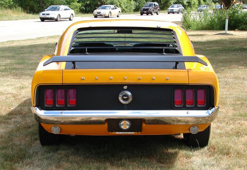 Grabber Orange 1970 Mustang Boss 302 Fastback