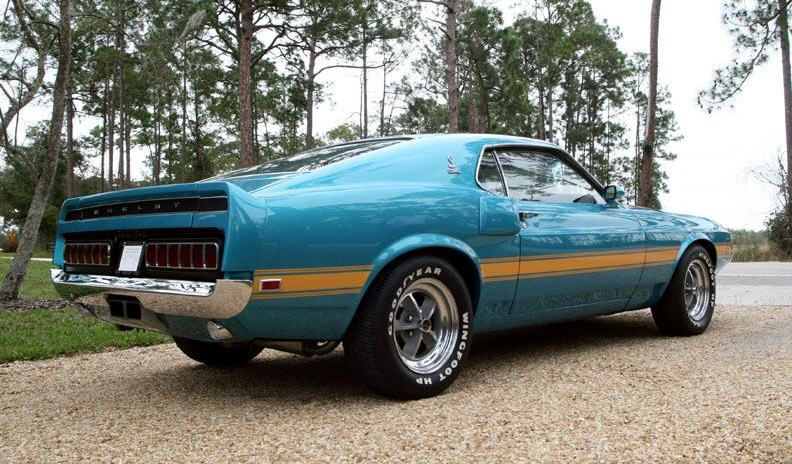 Gulfstream Aqua 1970 Mustang Shelby GT350 Fastback